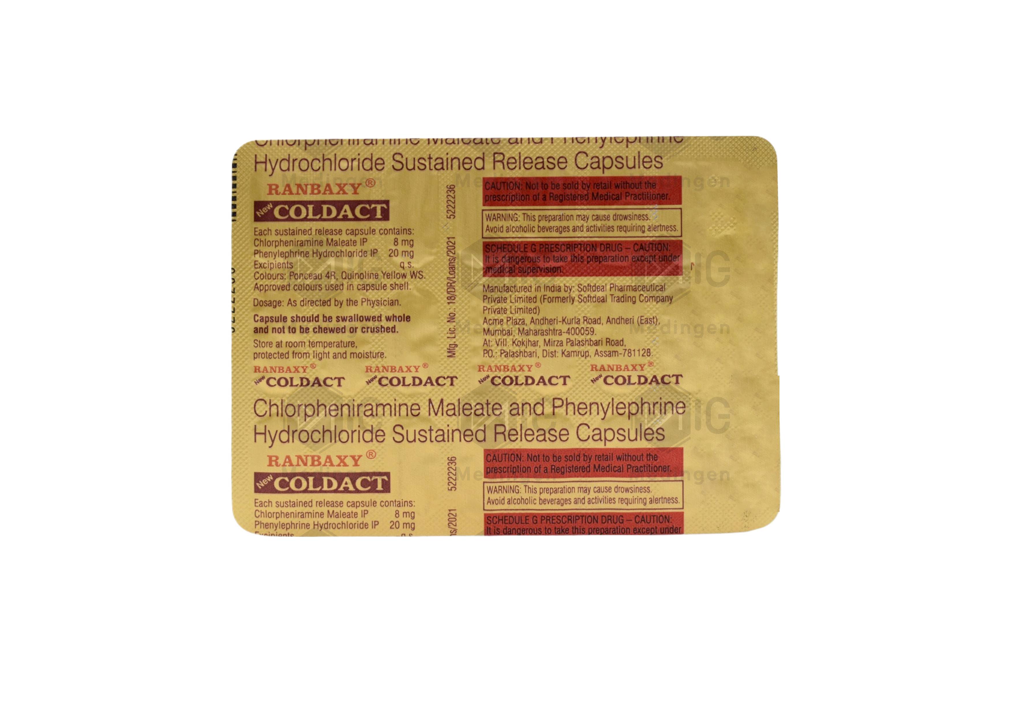 COLDACT CAPSULES